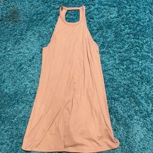 Size Medium Audrey 3+1 mini dress in tan